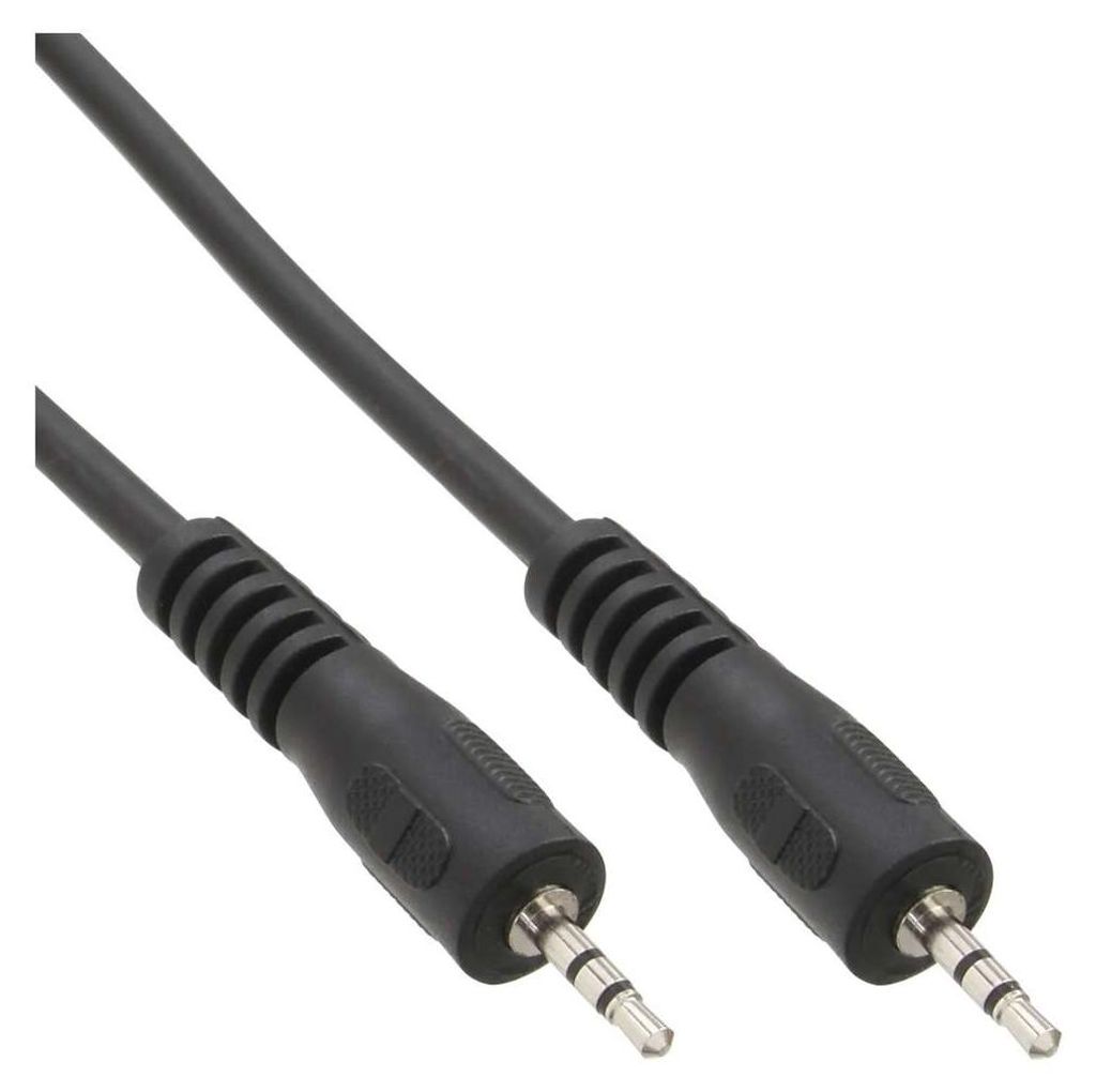 InLine 99936E, 2.5mm, Męska, 2.5mm, Męska, 3 m, Czarny Zdjęcie produktu 