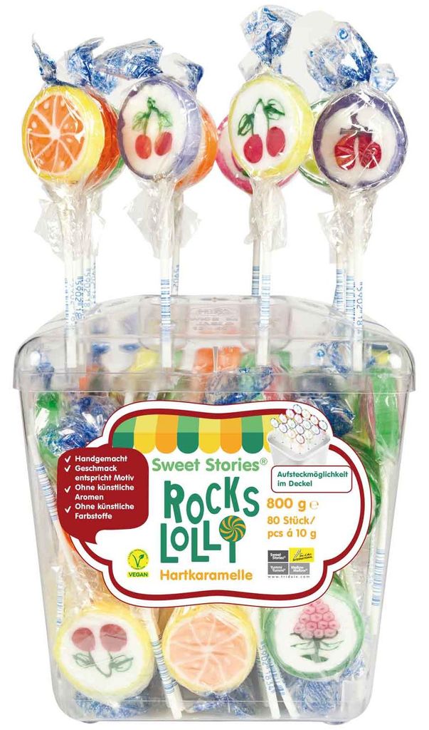 Sweet Stories Rocks Lolli 80x10g Produktbild 