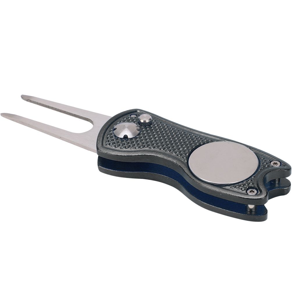 Faltbare Golf Pitchfork,Golf Green Fork,Divot Reparatur Werkzeug,Faltbares Golf Divot Werkzeug,Metall Golf Green Fork,Putting Green Fork