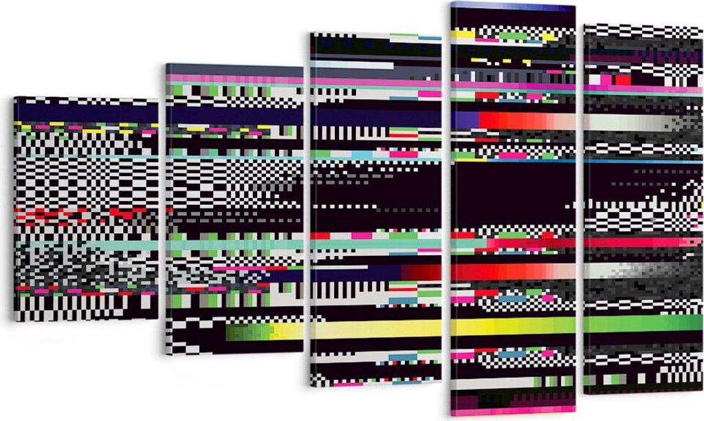 Bild auf Leinwand - Leinwandbild - Abstraktion modern - 100x60cm - Wand Bild - Wanddeko - Leinwanddruck - Bilder - Kunstdruck - Wanddekoration - Le...