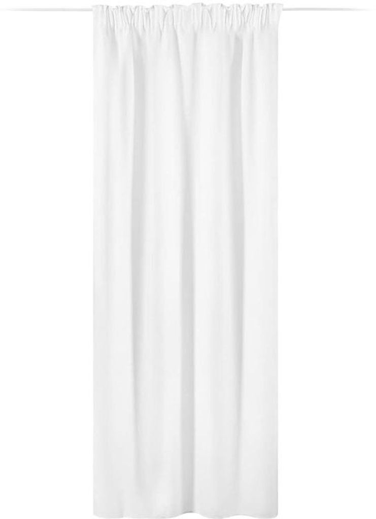 Vorhang aus Polyester 140x250 cm waschbar neutral