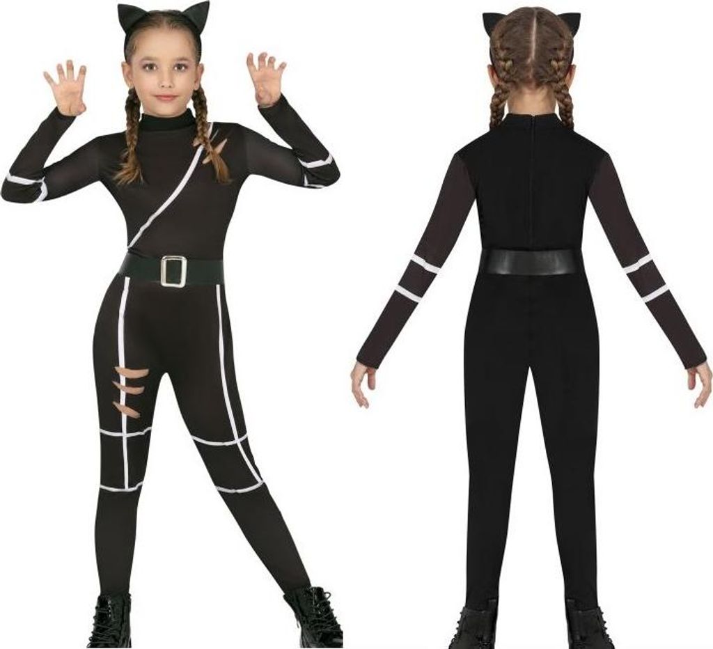 Gatto Pantera Costume Halloween Avventura Tuta Elegante Immagine del prodotto 