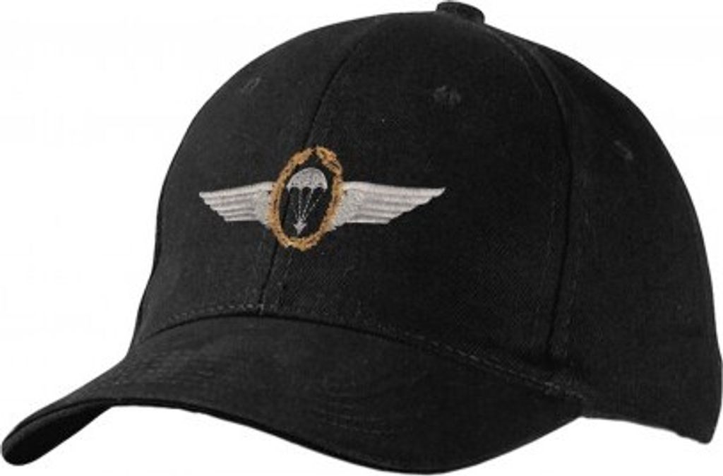 Baseballcap mit Stick - Fallschirm - 68452 schwarz Produktbild 