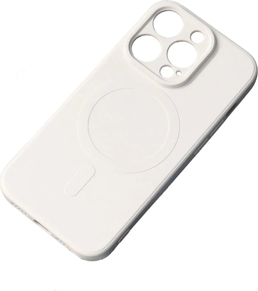 Cover Silicone Beige per iPhone 16e SE 4 2025 - Sottile e Magnetica