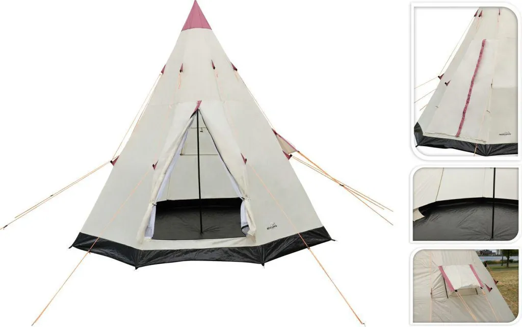 Grand tipi ProGarden 250 cm de hauteur pour camping et loisirs extérieurs