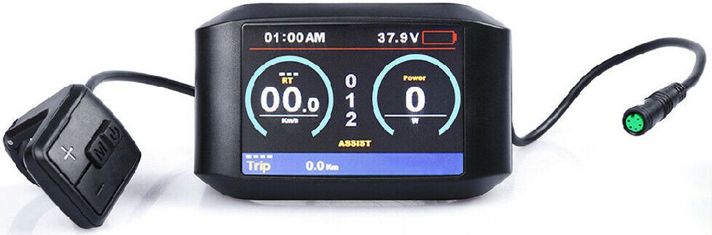windmeile | APT Display 750C Bluetooth 3,2 Zoll, Farbdisplay, für BBS01 BBS02 BBSHD und Bafang Controller, E-Bike, Elektrisches Fahrrad, Pedelec, HMI