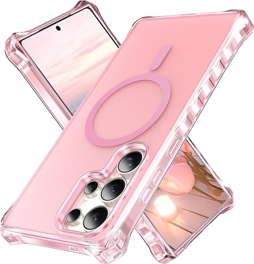 Samsung Galaxy S26 Ultra Hülle - Coverup ShockProof TPU Back Cover - MagSafe Compatible - Rosa