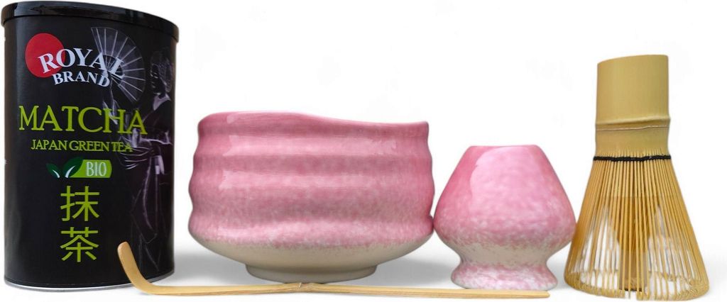 Matcha Tee Set 100G Farbe Rosa Sakura