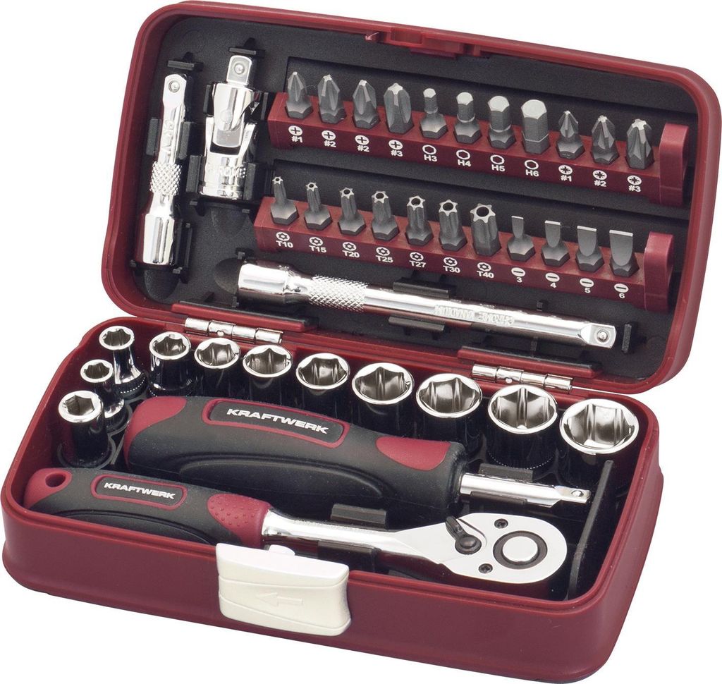 Coffret de douilles 1/4' 38 Pièces - KRAFTWERK - 99073 Image du produit 