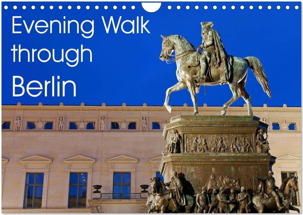 Evening Walk through Berlin (Wall Calendar 2026 DIN A4 landscape), CALVENDO 12 Month Wall Calendar