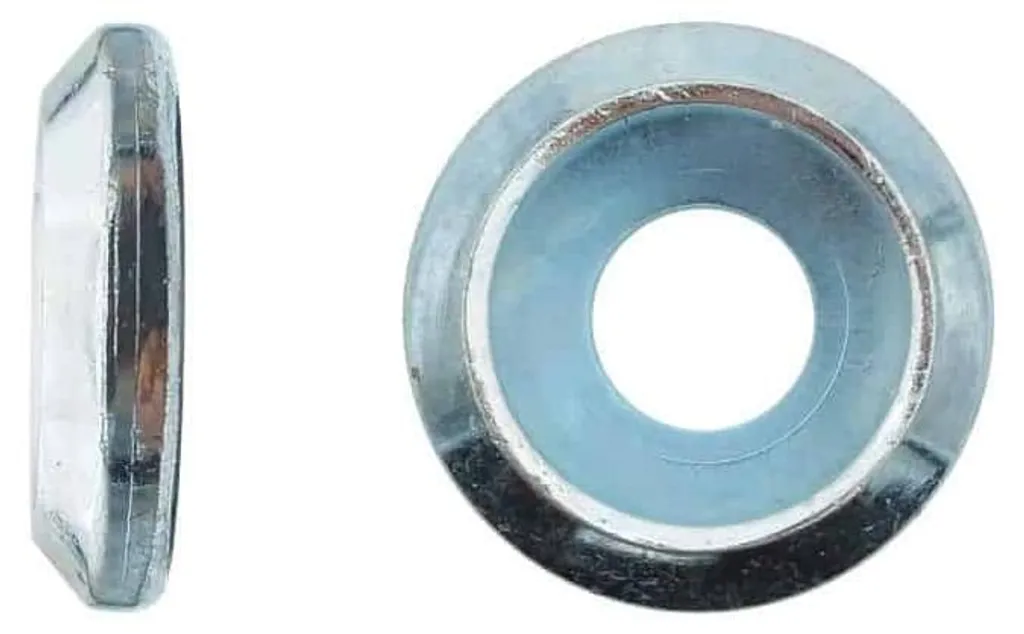 Lot de 100 rondelles de finition cuvettes M10 pour vis à tête fraisée