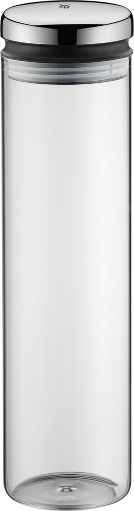 WMF Depot Vorratsdose Glas 2,0l, Höhe 36 cm, Vorratsglas mit Deckel, Kaffeebohnen Behälter, Müslidose, Frischhaltedose mit große Einfüllöffnung