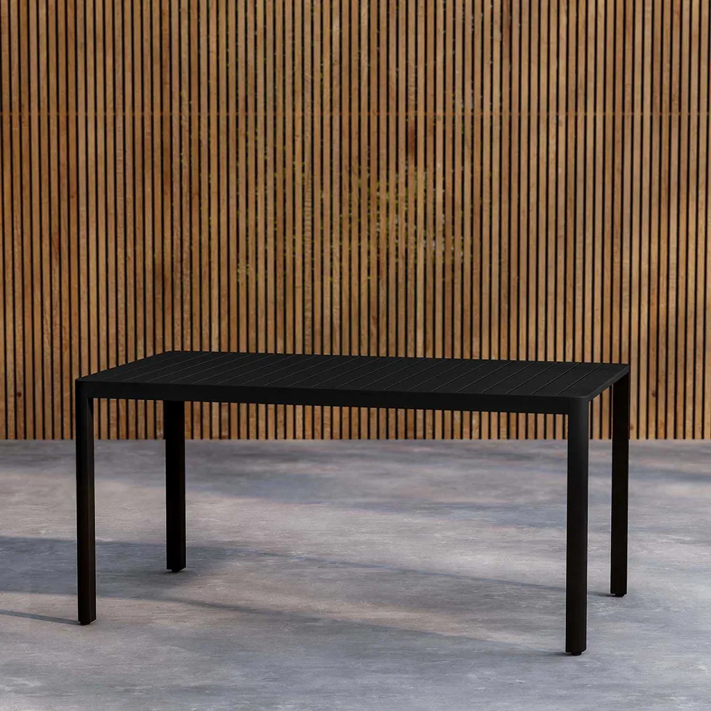 Table de Jardin Noire Giardini : Solution Stable et Durable contre la Rouille - 8