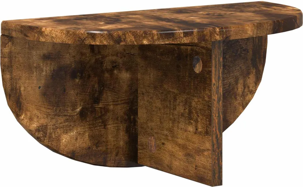 Mensola Ufficio SYFAX 38x19x19 cm | Rovere Fumé per Smart Working