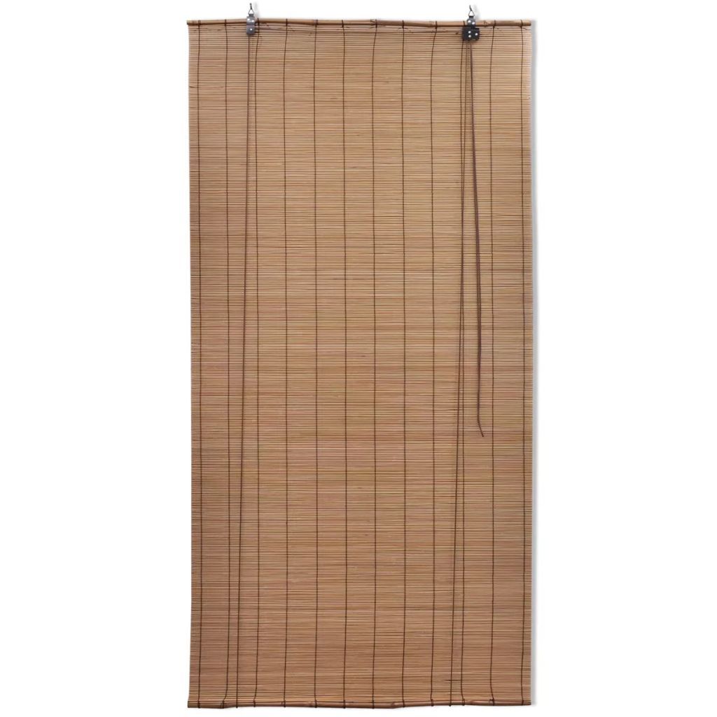 vidaXL Bambusrollo Braun 150x220 cm Produktbild 