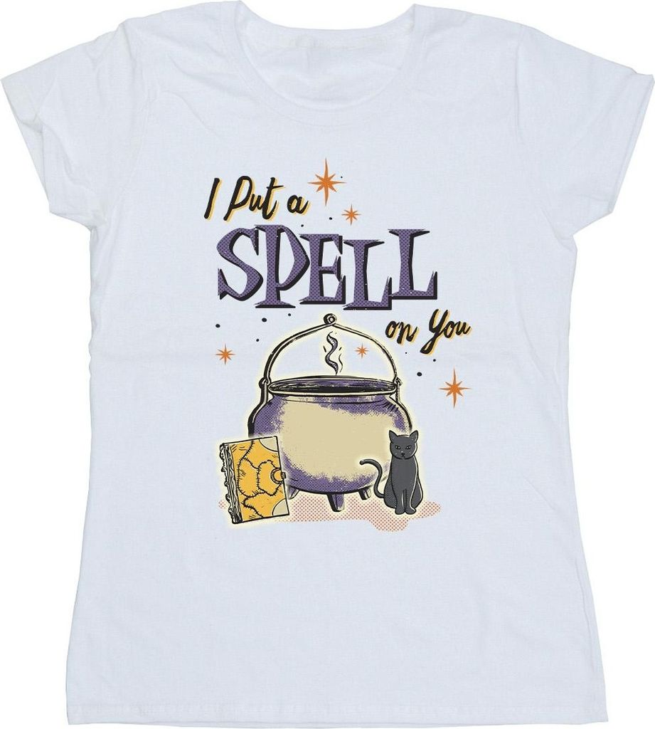 Disney - "Hocus Pocus Spell On You" T-Shirt für Damen BI17761 (XXL) (Weiß)