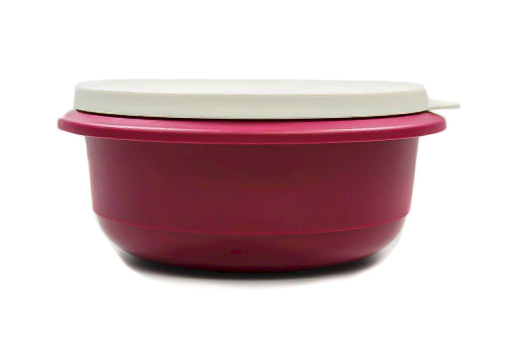TUPPERWARE Rührschüssel Pro 1,0 L dunkelpink Hefeteig Hefe Produktbild 