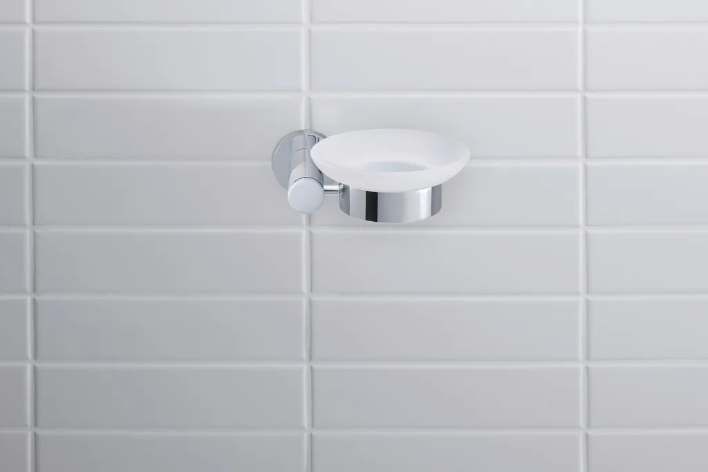 Porte-savon suspendu Duravit D-Code 0099171000 finition chrome chic - 2