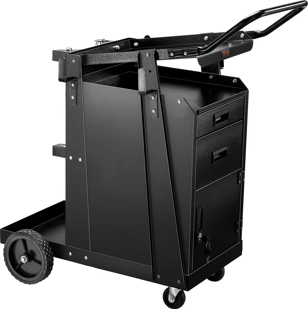 Chariot d'Atelier VEVOR : Organisez votre Poste de Soudure avec 158 kg