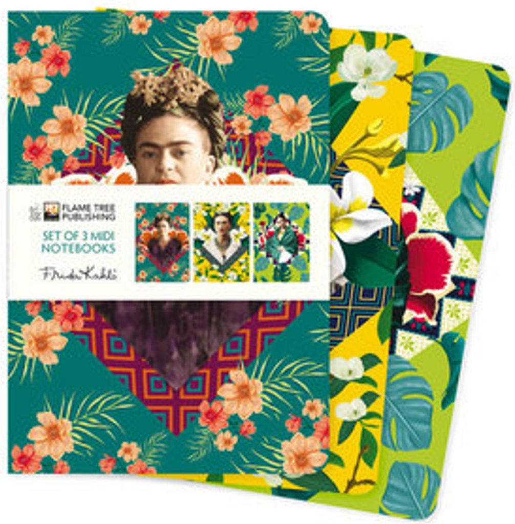 Frida Kahlo Set of 3 MIDI Notebooks