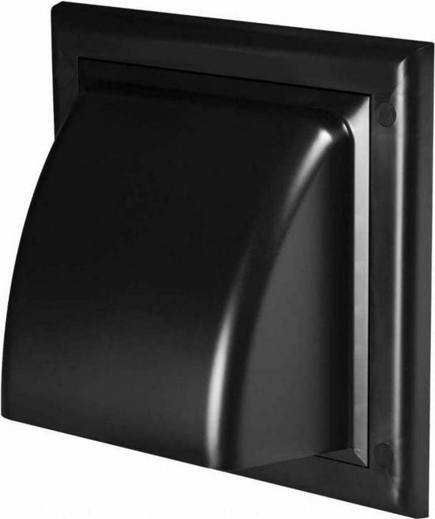 Runde Auspuffabdeckung (FI 125) schwarz - A-KO125-30CZ