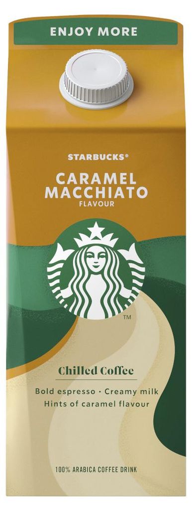 Starbucks Caramel Macchiato – mléčný nápoj, balení 750 ml Obrázek produktu 