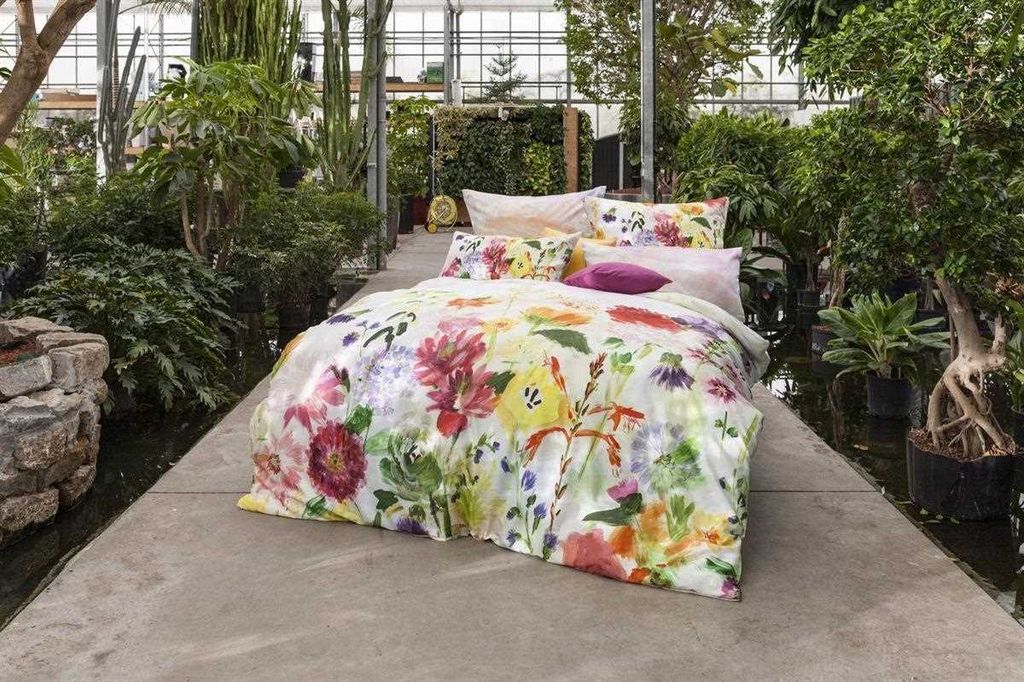 Estella Mako Satin Bettwäsche 2 teilig Bettbezug 155 x 220 cm Kopfkissenbezug 80 x 80 cm Impulse multicolor