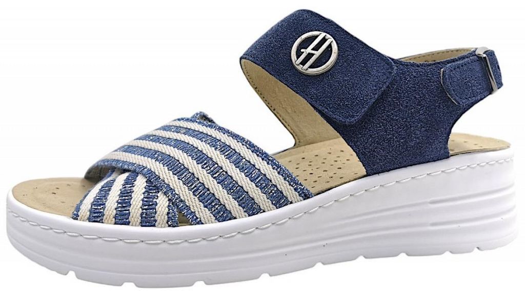 Hickersberger Keilsandaletten Damen 32303631333638 Blau 39 Produktbild 