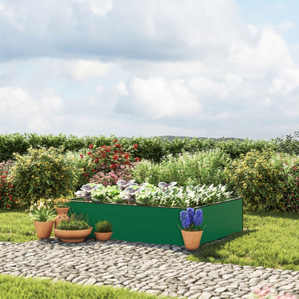 GFP HALFSIZE Aluminium Hochbeet - Platzsparendes & Stabiles Produktbild 