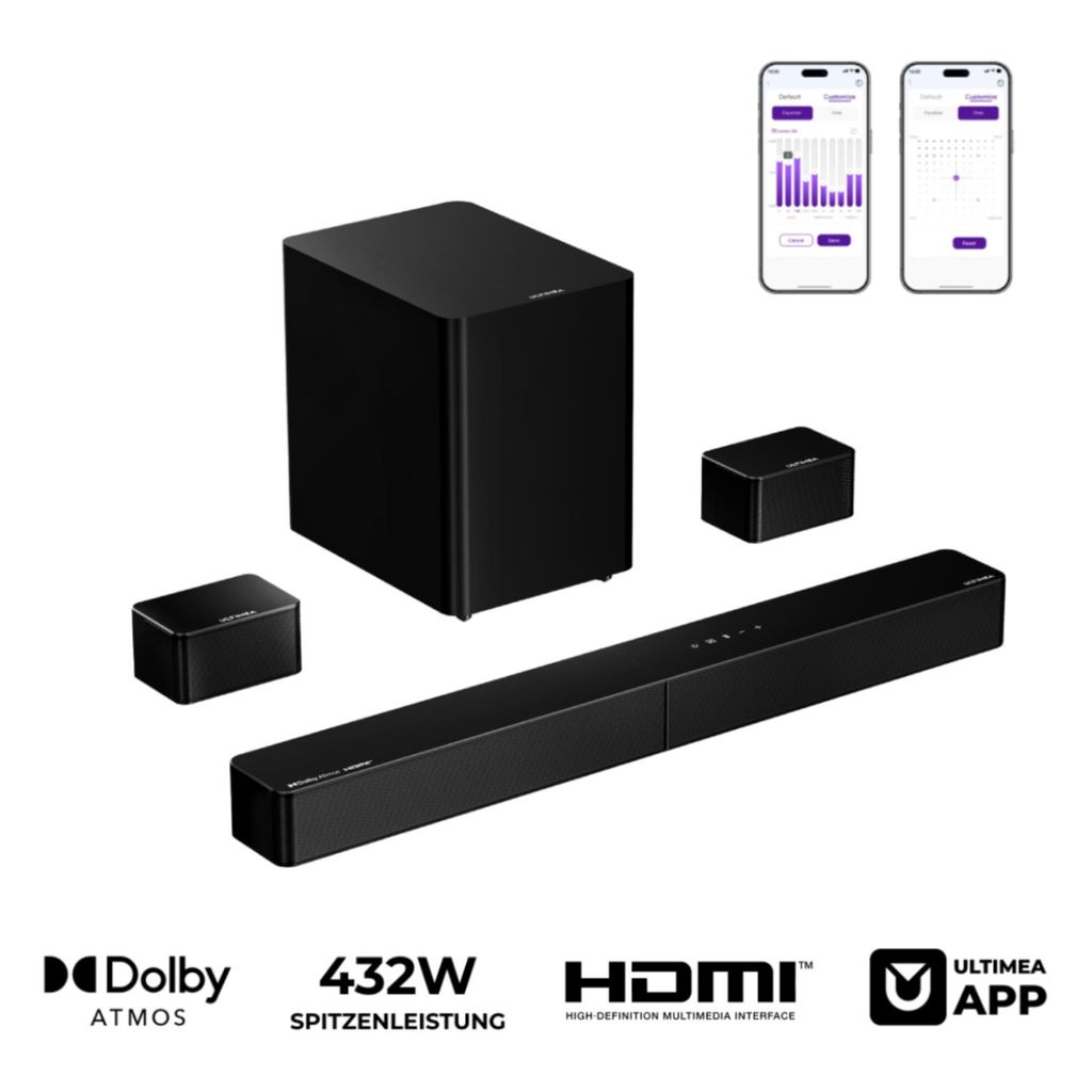 ULTIMEA Poseidon M100: Sistema audio surround 7.1 Immagine del prodotto 