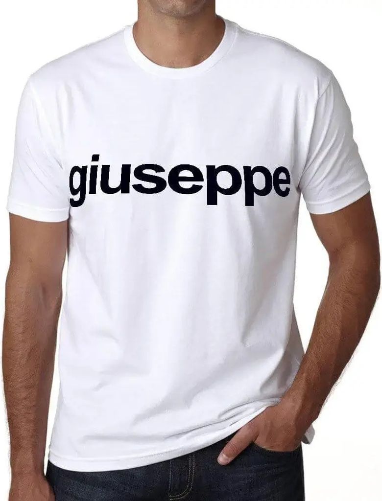 Herren Grafik T-Shirt Giuseppe Öko-Verantwortlich Vintage Jahrgang Kurzarm Lustige Druck Geburtstag Geschenk Mann