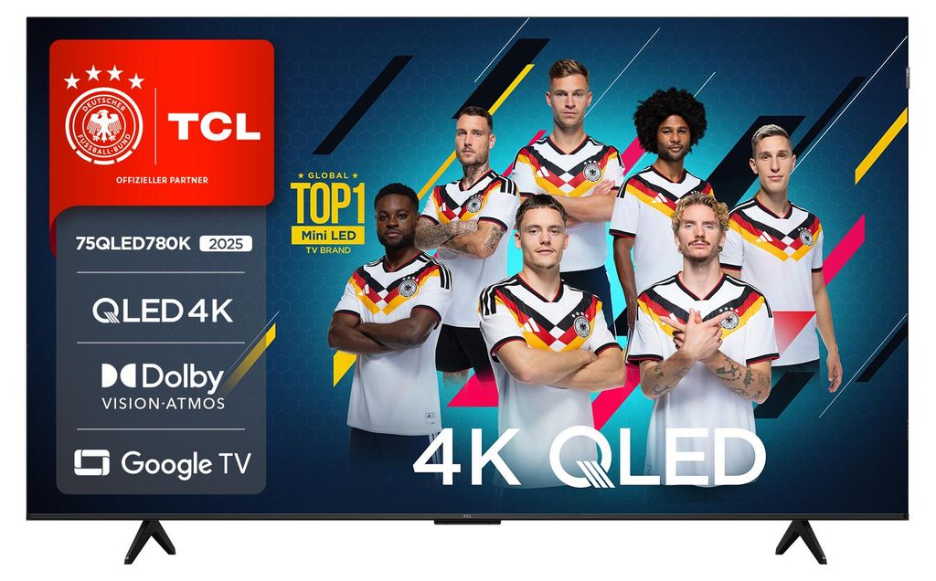 TCL 75QLED780K, 190,5 cm (75"), 3840 x 2160 Pixel, 4K Ultra Produktbild 