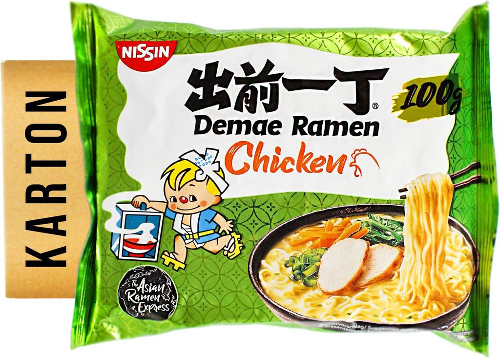 Nissin Instant Ramen Nudeln Huhn Geschmack 30x100g Produktbild 