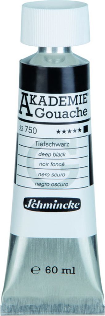 Schmincke AKADEMIE Gouache Tiefschwarz 60ml 22750011