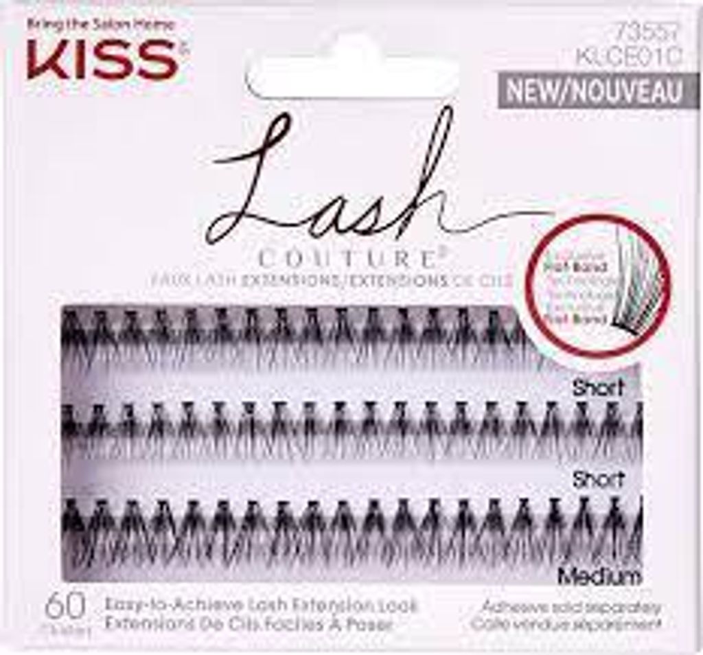 Kiss | falsche Wimpernbüschel, Wimpernstreifen, Faux Mink x60