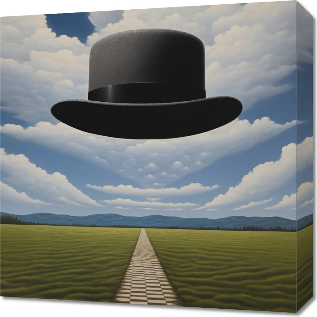 Quadro 50x50 cm Il sentiero dei destini inaspettati