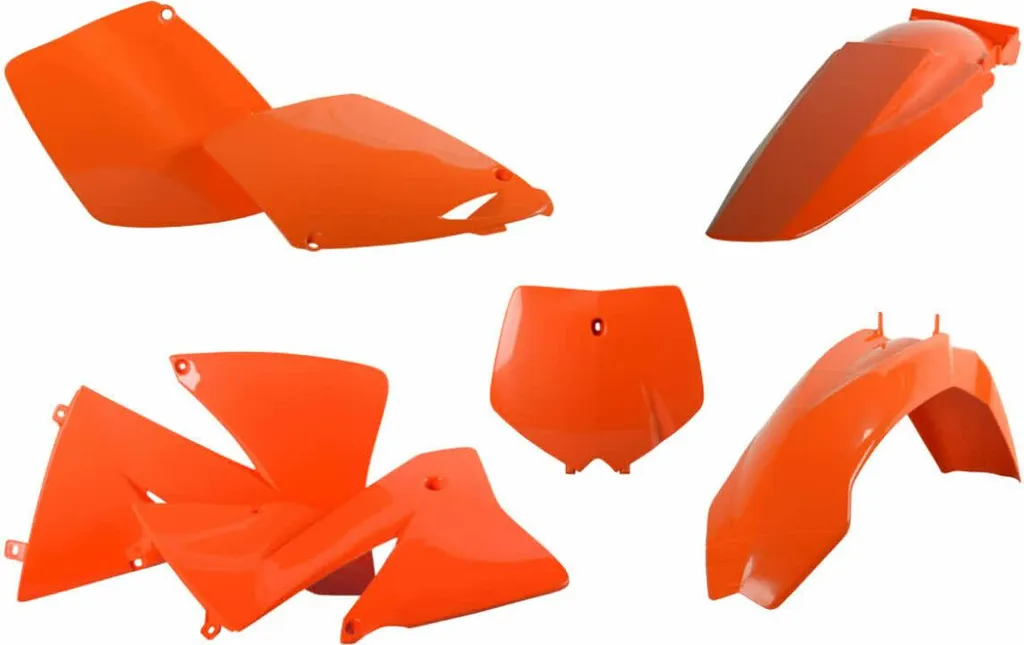 Kit plastique Polisport orange ultra résistant pour KTM EXC Enduro