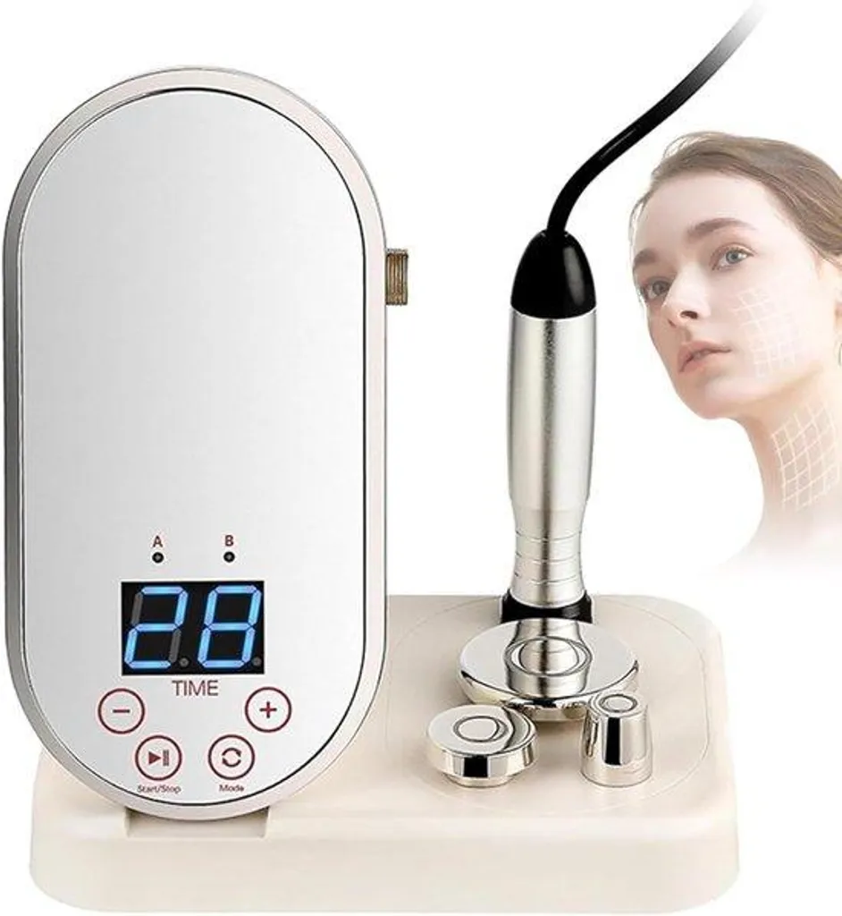 Appareil visage anti-rides RF haute fréquence avec 3 têtes amovibles