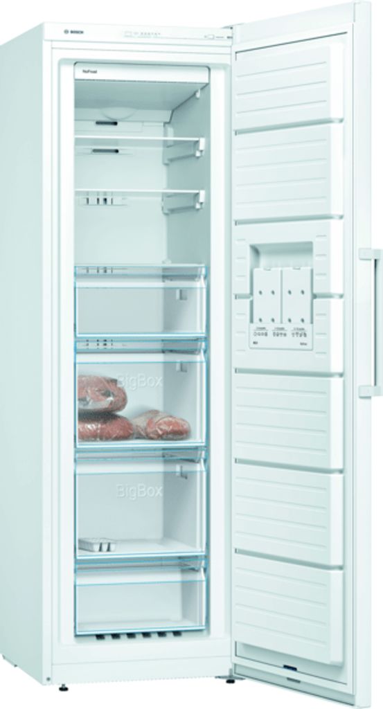 Bosch Freistehender Gefrierschrank 186x60cm Weiß GSN36VWEP Produktbild 