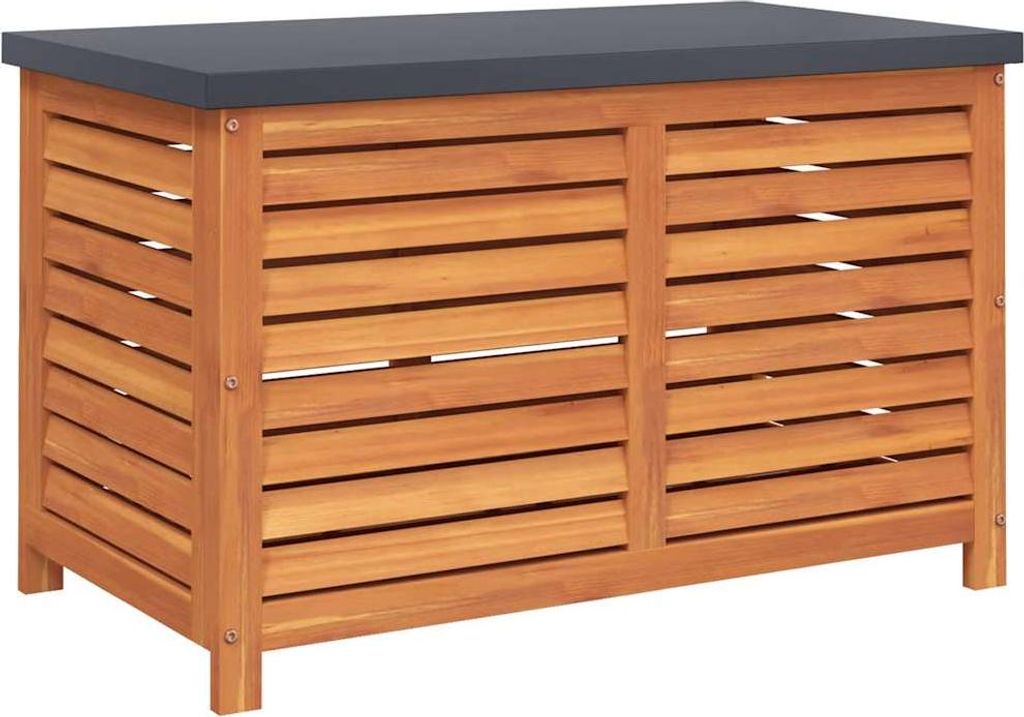 vidaXL Gartenbox 60x50x55 cm Massivholz Eukalyptus