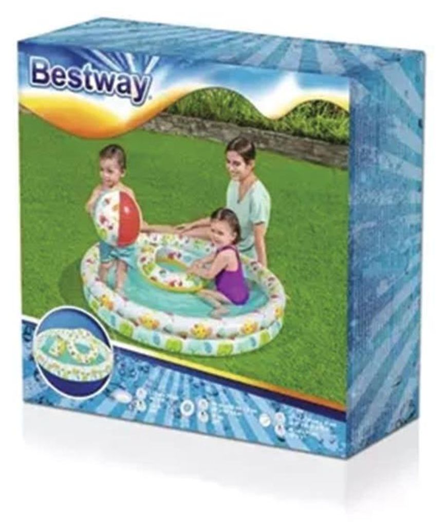 Bestway Plungepool Set "Clownvis", 122x20 cm - rond - 137 Productafbeelding 