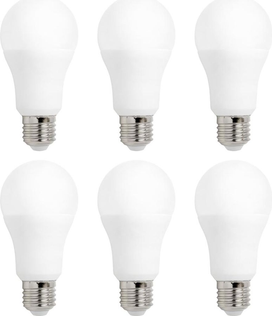 6 x lámpara LED 7W = 40W E27 mate blanco cálido 2700K Imagen del producto 