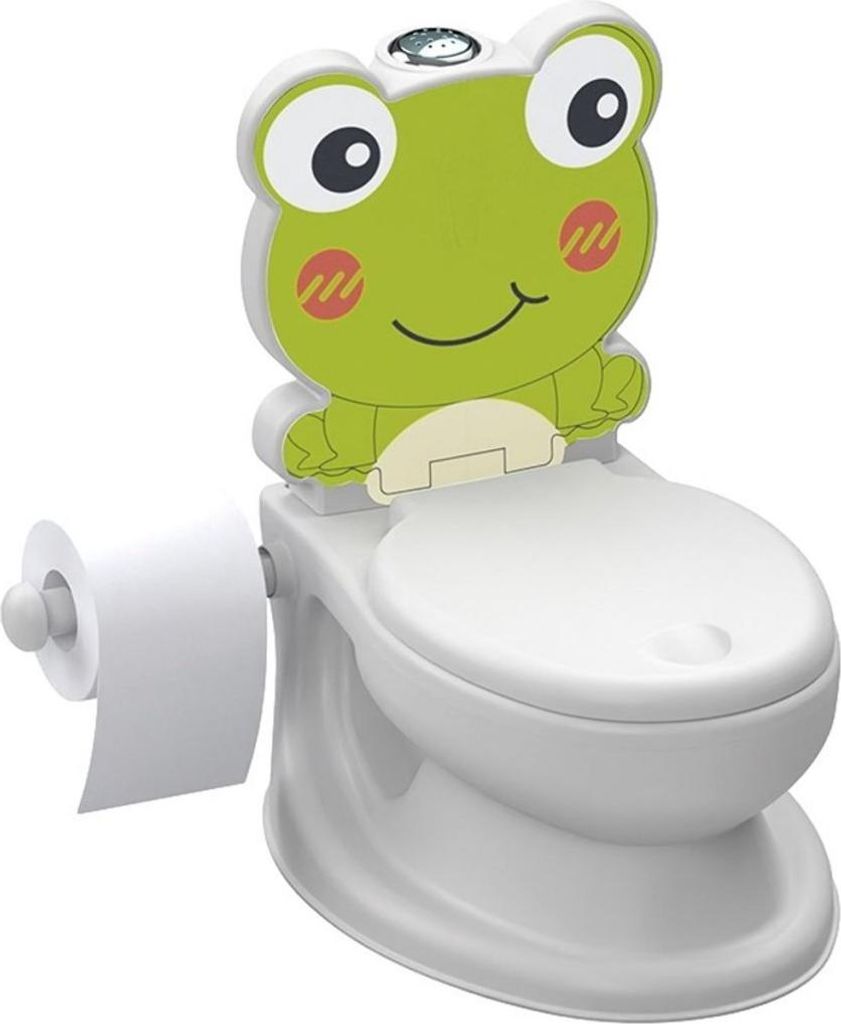 Dolu Educatief Potje Kikker + Geluid Wit/Groen Immagine del prodotto 