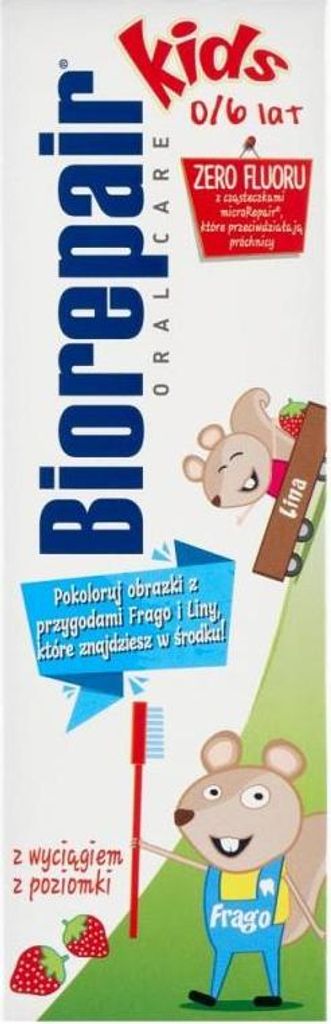BIOREPAIR Kinderzahnpasta, Erdbeergeschmack, 50 ml, GA19886 Produktbild 