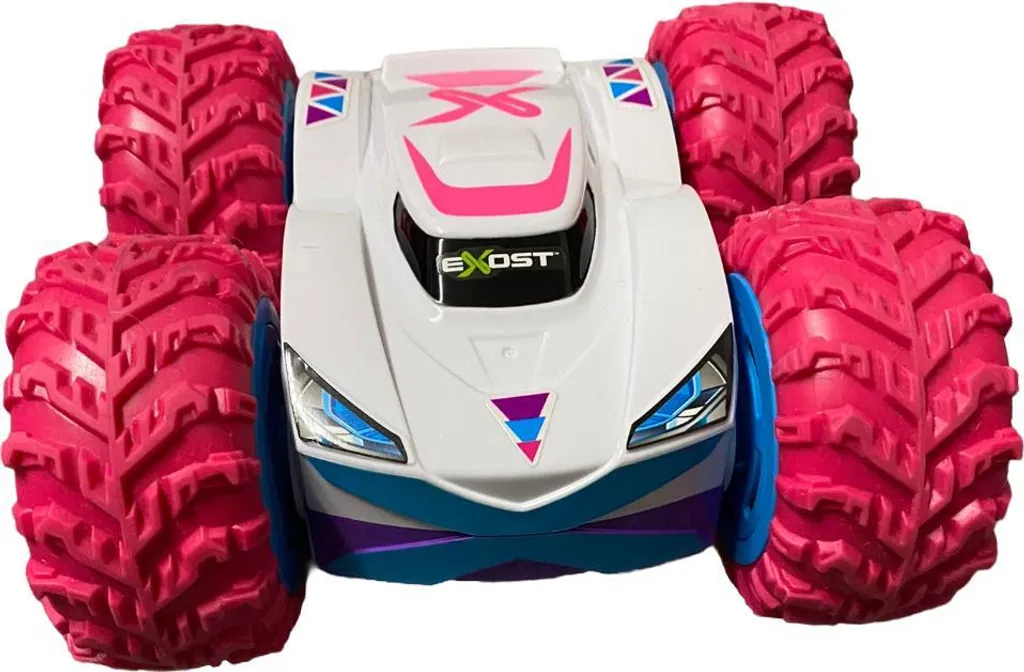 Voiture Télécommandée Exost 360 Cross : Jouet Acrobatique 4x4 Rose