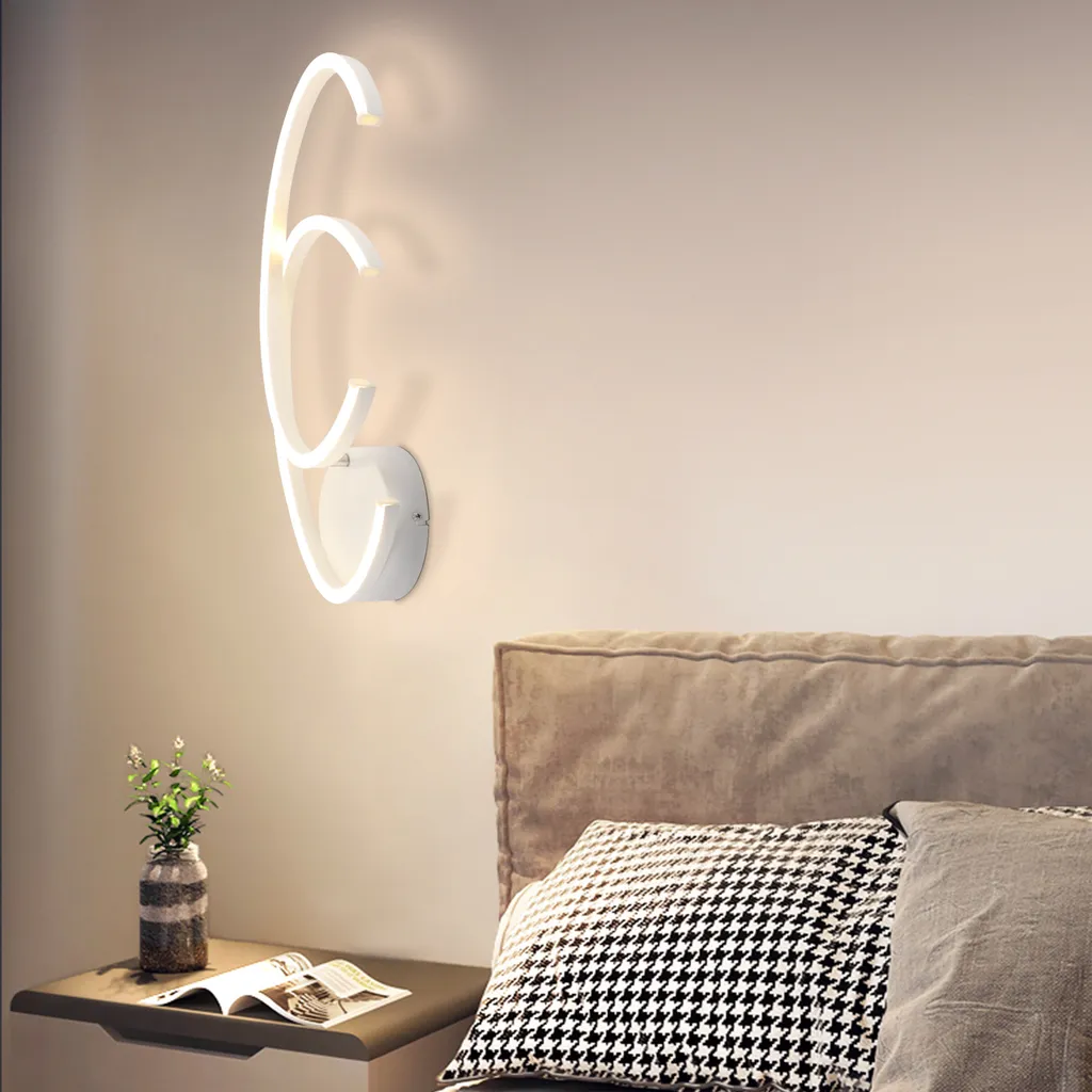 ZMH lampada da soffitto LED plafoniera cucina 24W lampada soggiorno design moderno lampada camera da letto 3000K bianco caldo lampada soggiorno cucina 330° ruotabile 2 anelli lampade da soffitto bianche per camera da letto sala da pranzo - 7