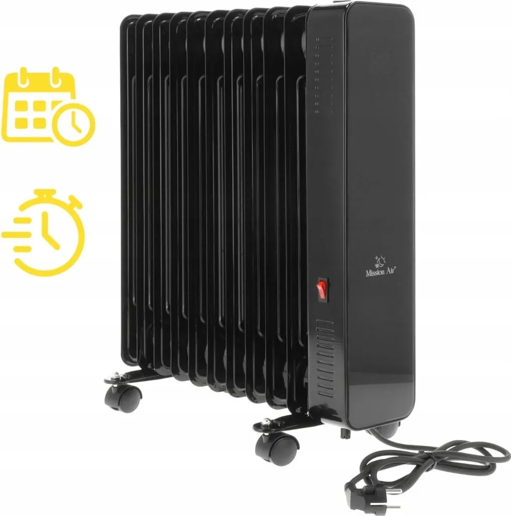 Radiatore a olio OSLO 2500W Black WiFi - 7