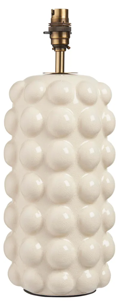 Lampe BOBBLE crème 39cm : Éclairage doux sans éblouissement Endon