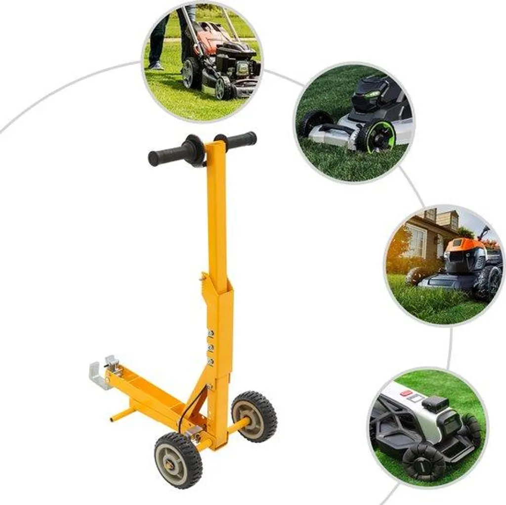 Cric lève-autoportée châssis acier 800 lb pour tracteur de jardinage