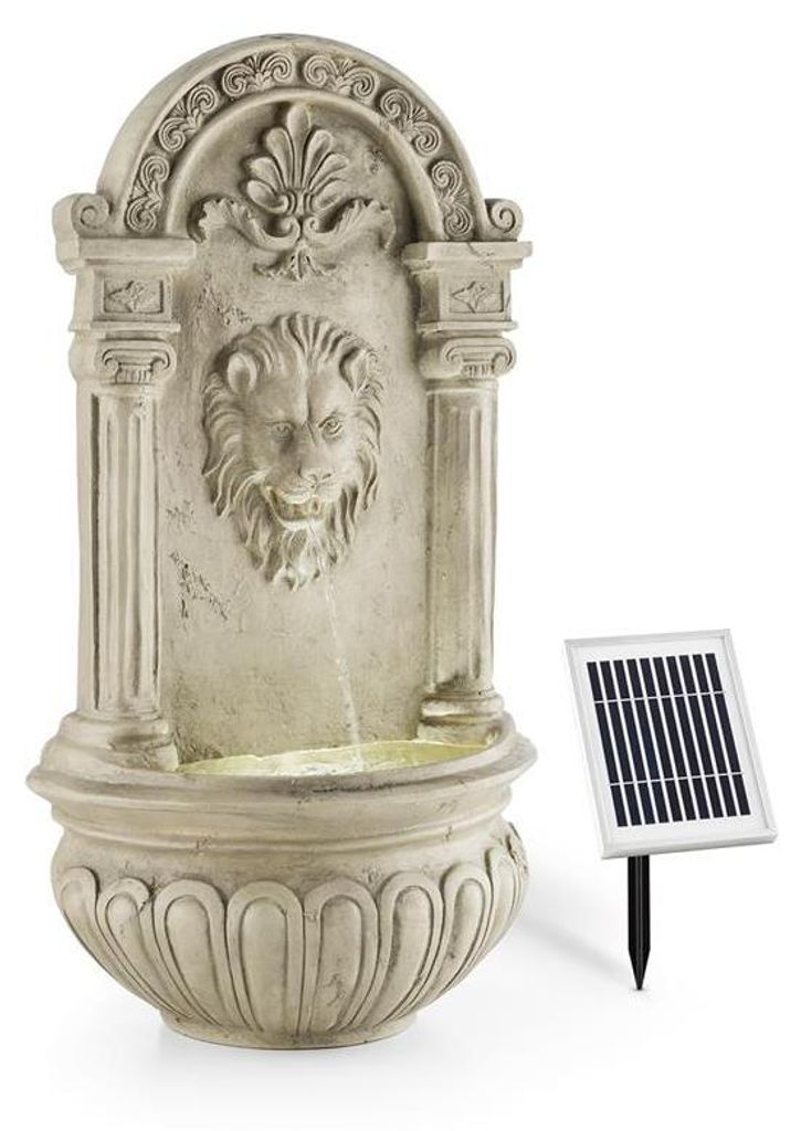 blumfeldt Löwenstein záhradná fontána s LED - hlava leva, Obrázok produktu 